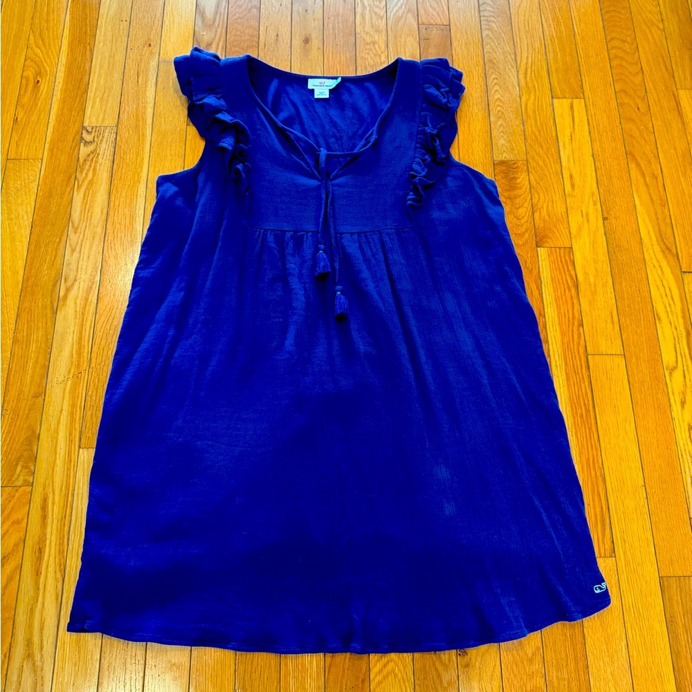 Vineyard Vines Bucket Dress with Ruffled Sleeves
